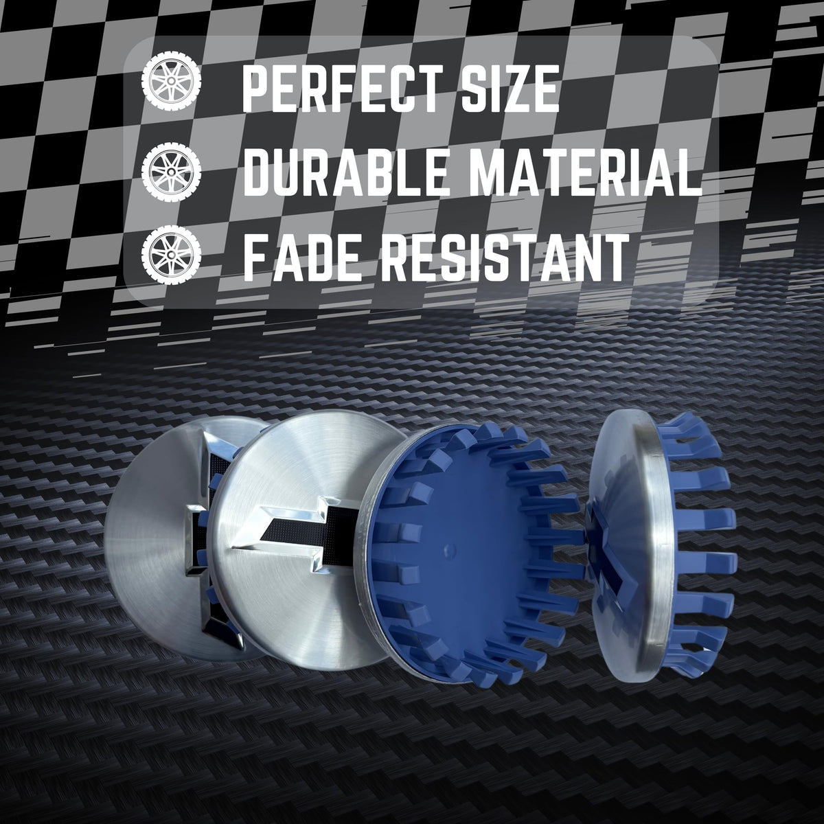 (Set of 4) 3.25 inches=83mm Wheel Hub Center Cap