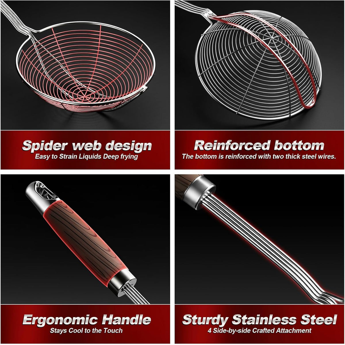 Spider Strainer Skimmer Stainless Steel, 5.5"