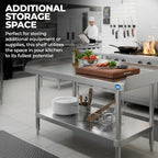 48" x 24" Stainless Steel Equipment Stand, 24" Tall