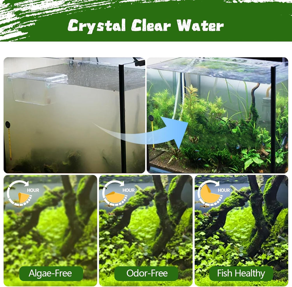 Aquarium Filter Floss 12 * 72 Inches,Dual Density Aquarium Filter Pad,Pond Filter Pad,Filter Media for Crystal Clear