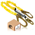 Python Safety Lanyard [4PK] 6FT Double Leg Fall Arrest Gear