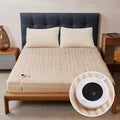 Heated Mattress Pad Full Size, 6 Heating Levels, Machine Wash | 10 Hour Auto Off Electric Mattress Pad, Overheat