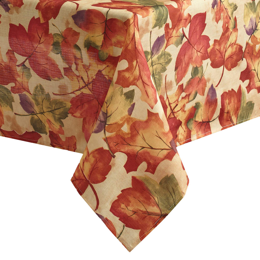 Home Fashions Harvest-Festival Fall Printed Tablecloth, 52" x 52", Square