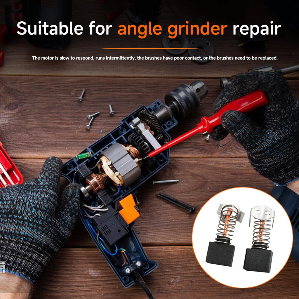 290069160 Carbon Brushes 2-Pack Compatible with Ridgid R1020 Grinder
