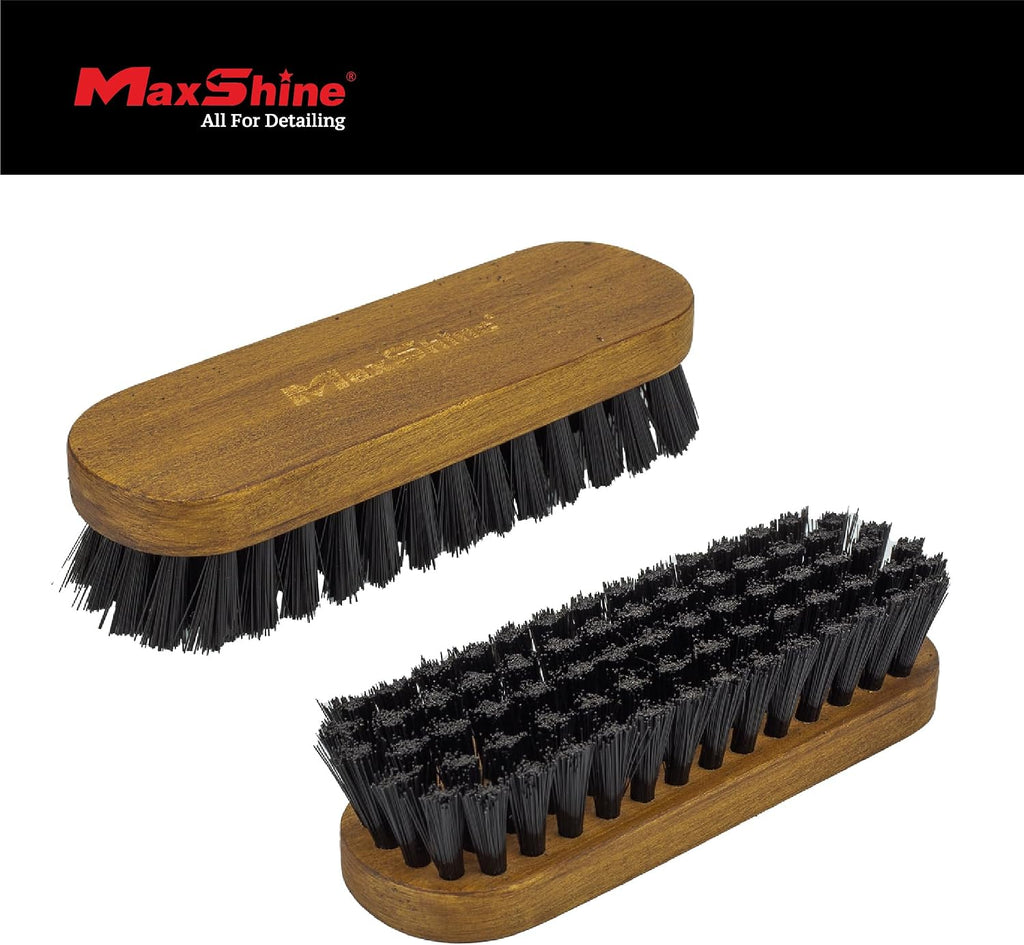Universal Leather & Upholstery Brush – Soft Nylon Interior Detailing Brush for Leather, Vinyl, Fabric & Carpet