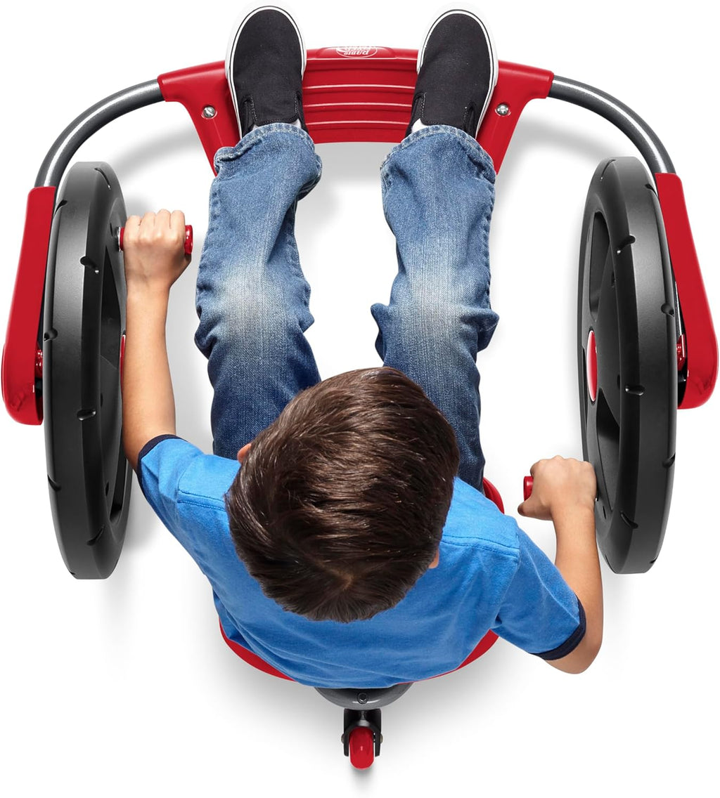 Cyclone, For Ages 3-7, Arm-Powered Ride On, 16" Wheels, 360-degree Spins, Forward/Reverse Action, Ergonomic Seat &