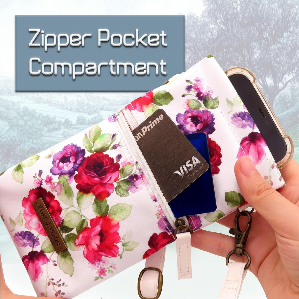 Soft Crossbody Sunglasses Case, Large to XL Squeeze Top Glasses Pouch, Women Eyeglass Holder Sleeve Travel Bag