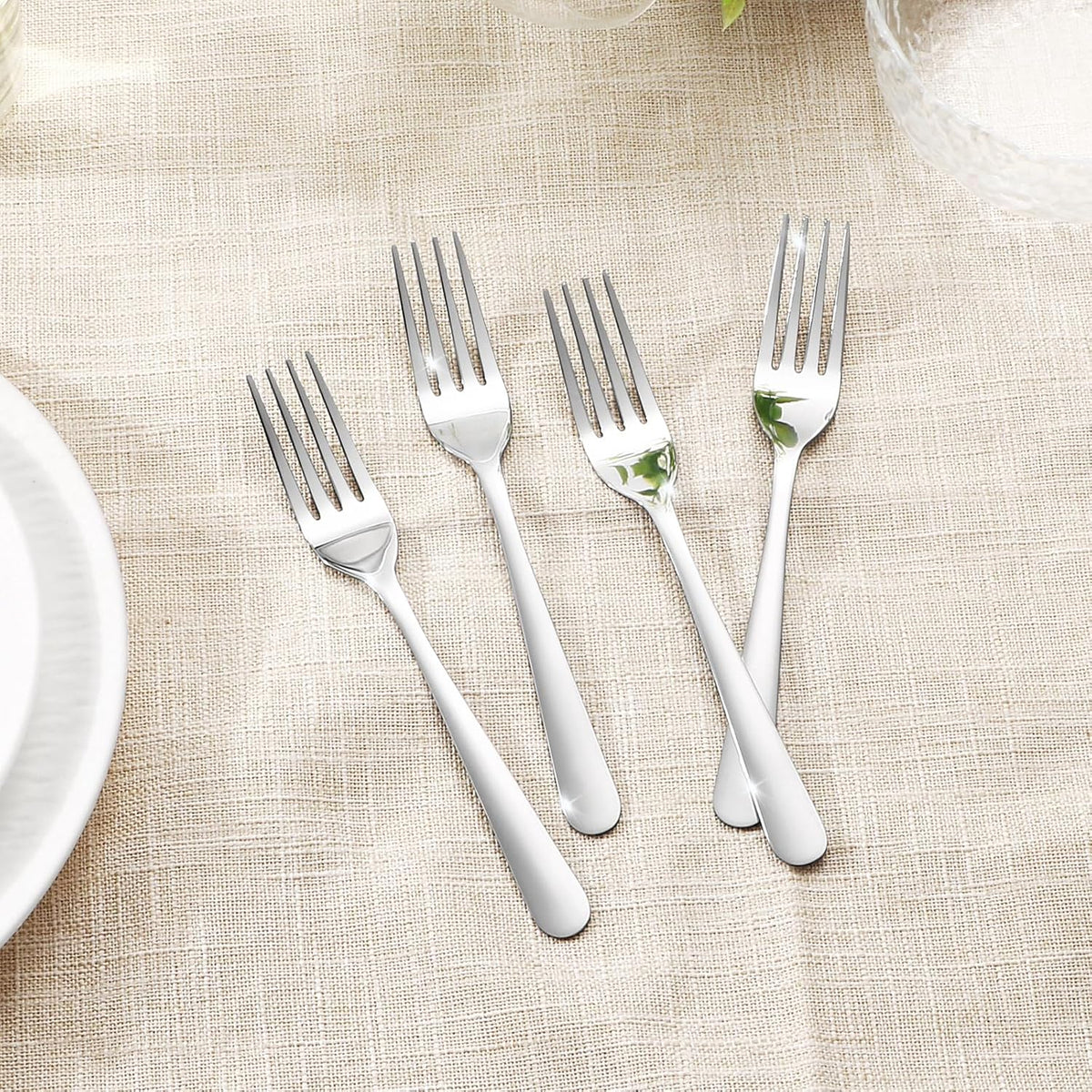 Dinner Forks, 24-Piece Stainless Steel Forks Set, 7.1 Inch Silverware Forks