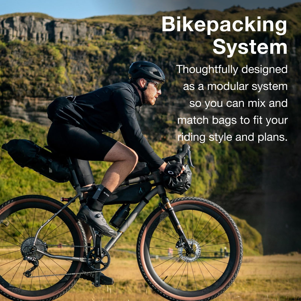 Escapist Biking Frame Bag, Black S