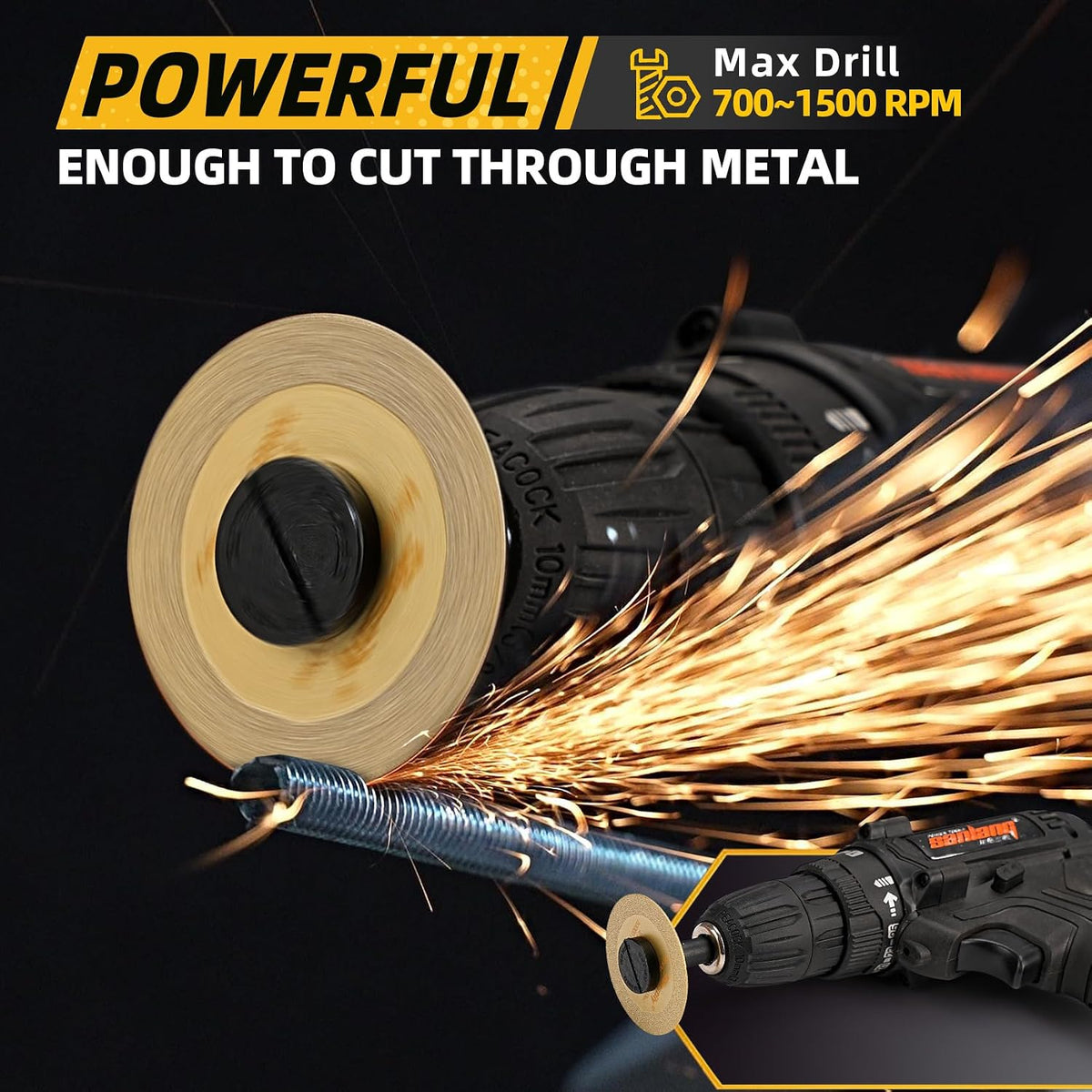 Sbestily Metal Diamond Cutting Wheel 2Inch Drill/Die Grinder Cut Off Wheel
