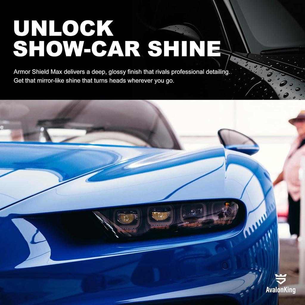 Armor Shield IX MAX DIY Ceramic Coating Kit | Clear Coat for Cars | Car Detailing Kit | Car Care Kit | Ceramic