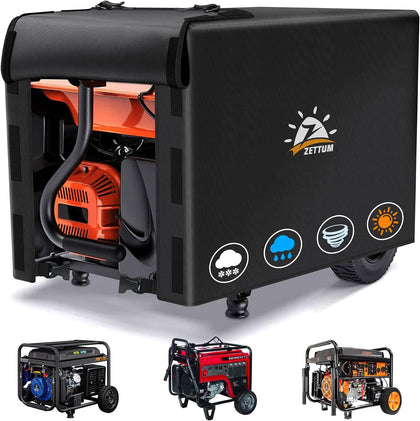 Generator Cover 32 Inch - 600D Outdoor Generator Covers Heavy Duty Waterproof, Small Outside Equipment Cover for