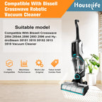 7-Pack Replacement Parts Compatible with Bissell Crosswave & Hydrosteam