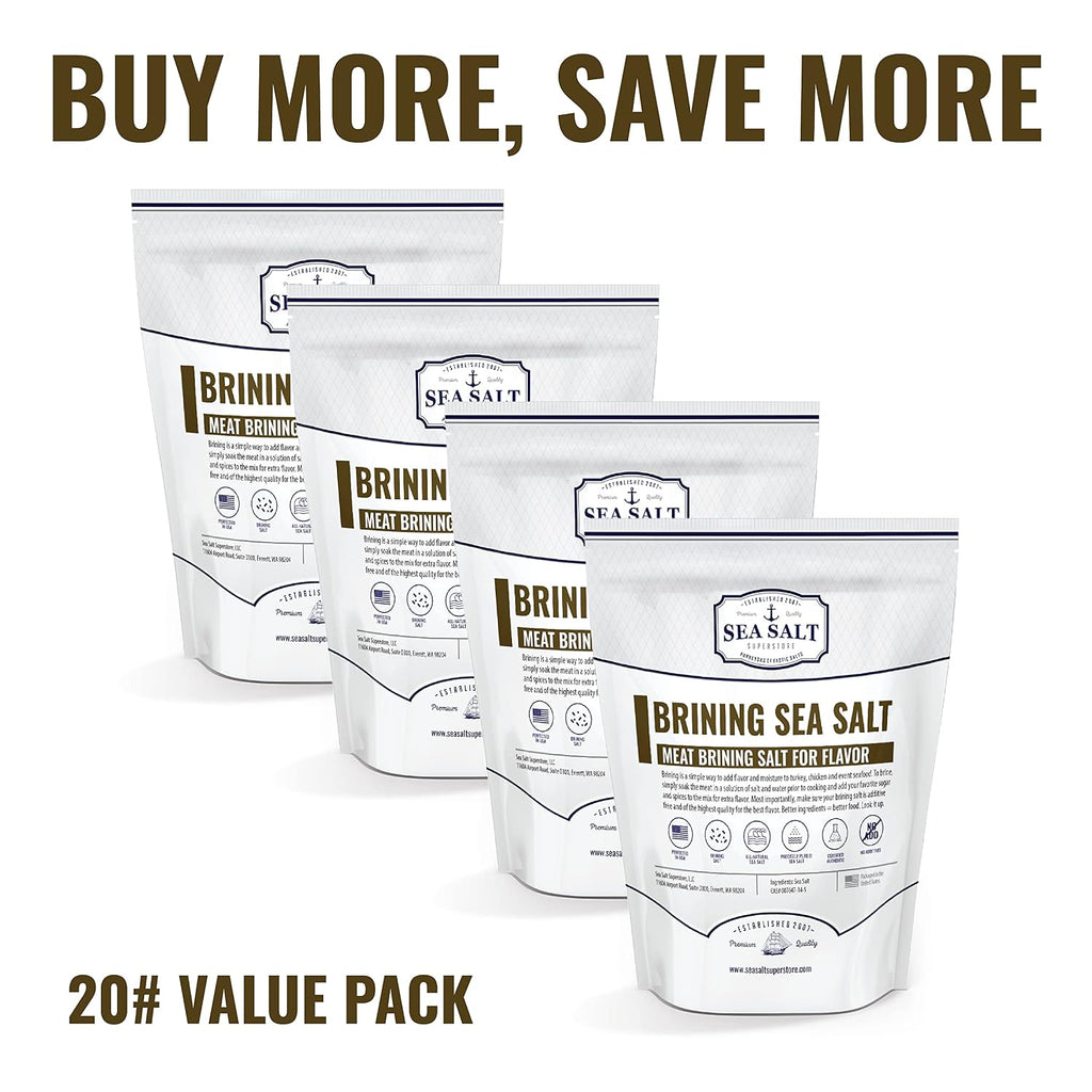 Brining & Curing Salt, Turkey Brine, Meat Curing, 5 lb