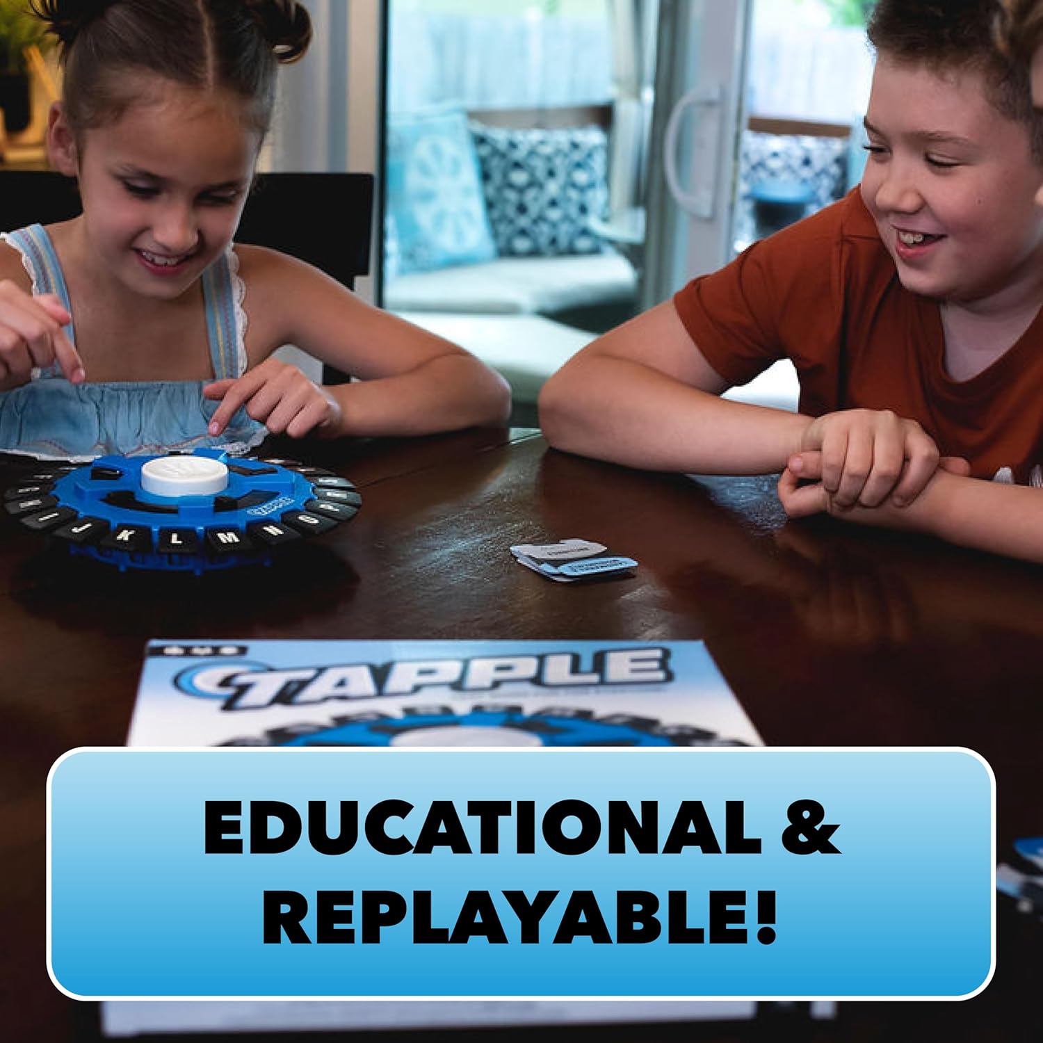 The Original TAPPLE, The Fast-Paced Family Board Game,Choose a Category & Race Against The Timer to be The Last