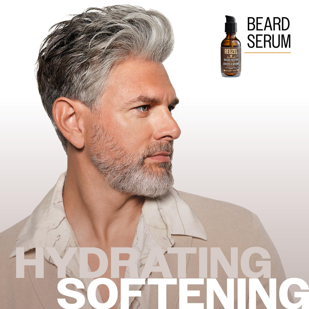 Clean & Fresh Beard Serum, Hydrating, Non-Comedogenic, Natural, Non-Greasy Finish, Light Citrus Mint Scent