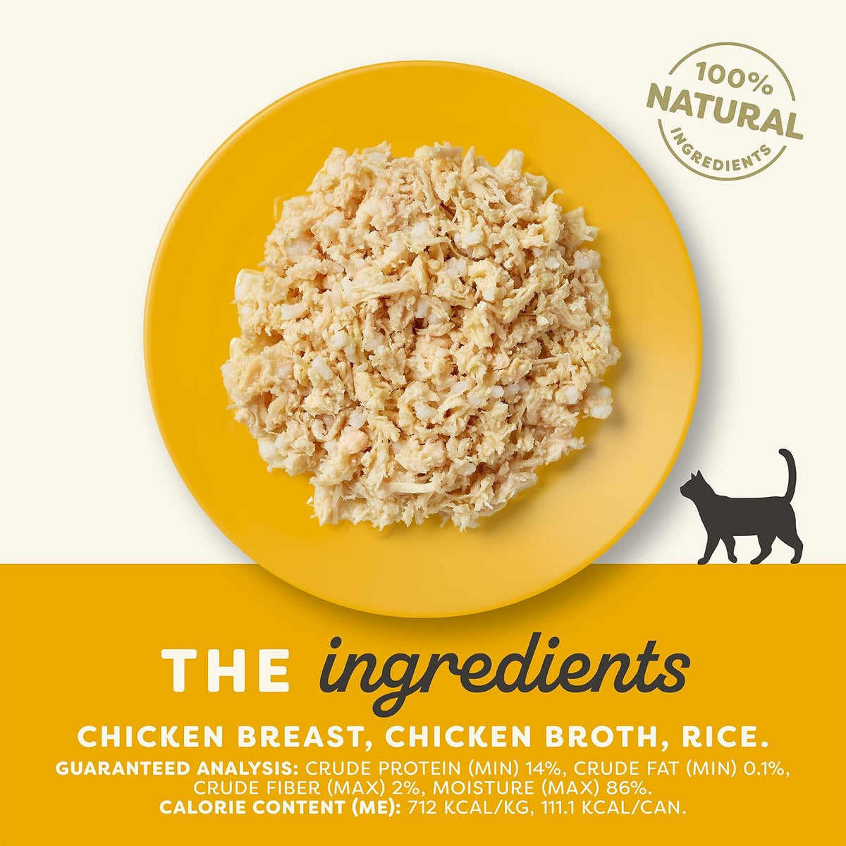 Chicken Breast in Broth Wet Cat Food 6-Pack 5.5 oz Cans