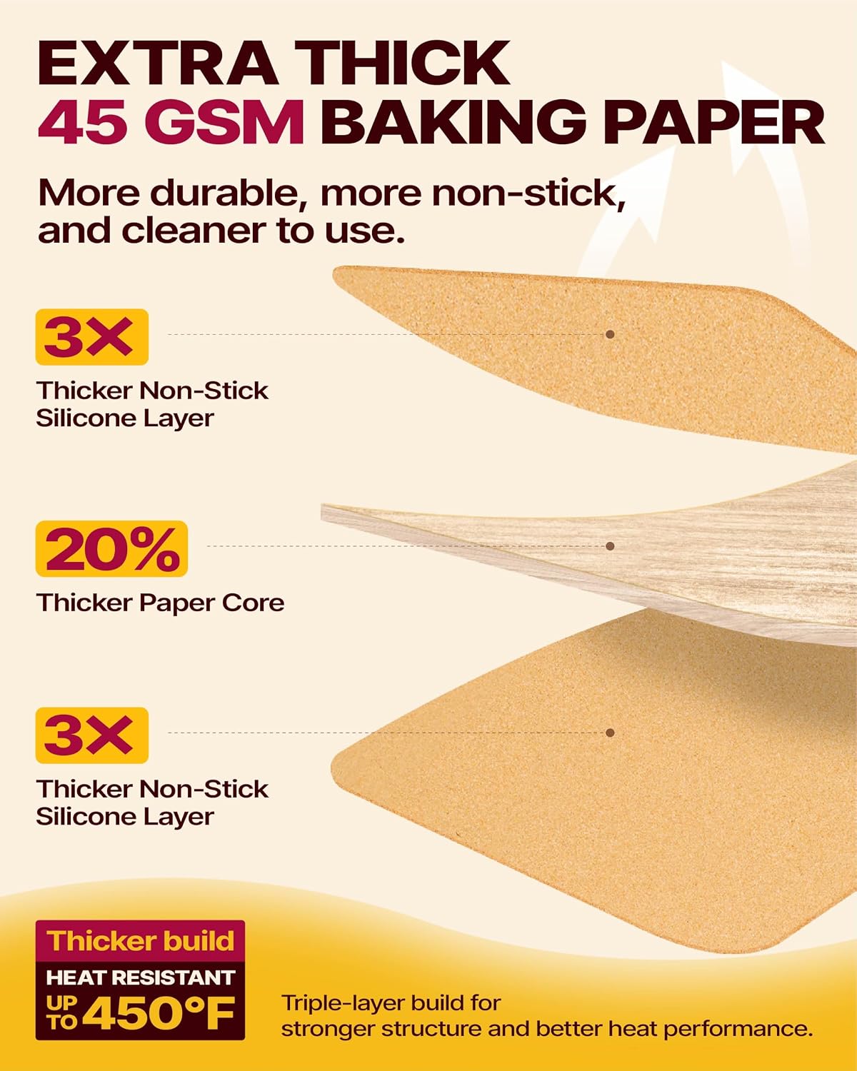 Unbleached Parchment Paper Roll, 12 in x 262 ft, 260 Sq Ft