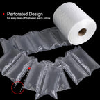 [2 ROLLS] Cycence Air Pillow Space Filler - 8" x 5" x 984 Ft/Roll - Air Pillow Space Filler for Shipping Packing