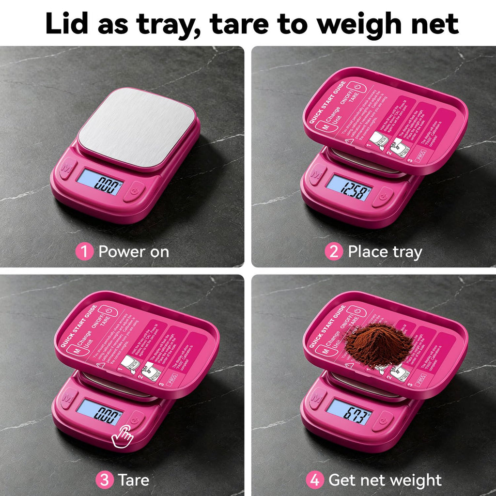 Digital Pocket Gram Scale 500g x 0.01g, Small Food Scale ASTRO-500