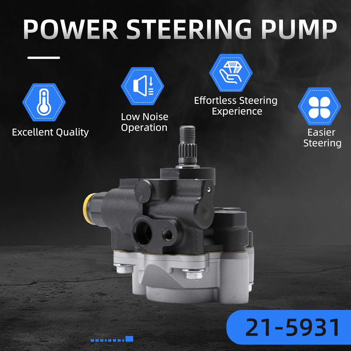 Power Steering Pump, 21-5931, for Toyota Avalon/Camry/Highlander