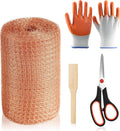 Copper Mesh Rodent Control, 5 in x 50ft Copper Wool for Mice, Rats & Bats | Premium Copper Mesh Roll for Weep Holes