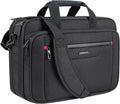 Laptop Briefcase Premium Laptop Case Fits Up to 17.3 Inch Business Shoulder Bag Laptop Expandable Water-Repellent