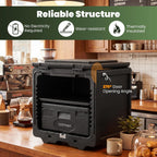 2-Tier Insulated Food Pan Carrier with Removable Pizza Box (1)