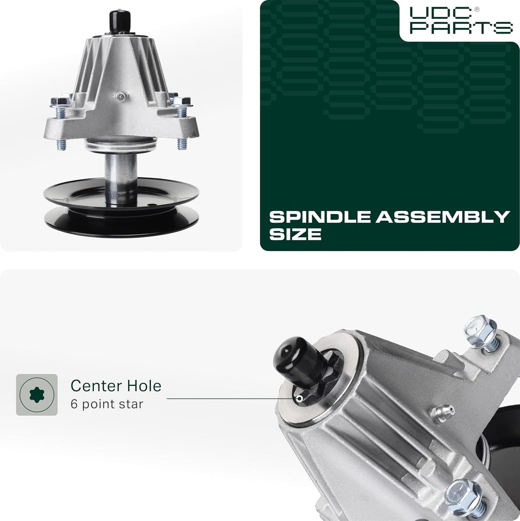 UDC Parts 918-06980 Spindle Assembly Replacement for Cub Cadet 50 inch