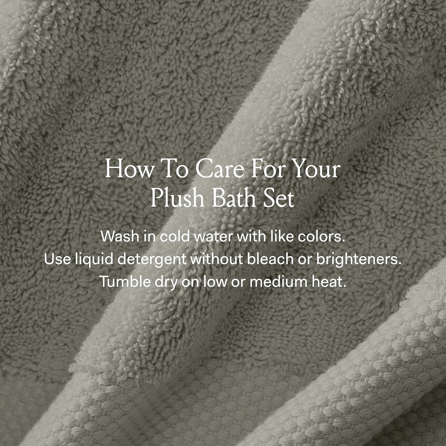 Plush Bath Sheet Set, 6 Pieces, Cream | 2 Oversized Bath Sheets, 2 Hand Towels & 2 Washcloths - 100% Organic Cotton
