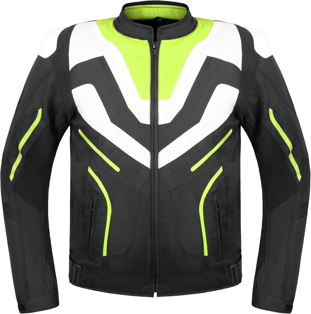 Men & Women Adventure Touring Motorcycle Jacket & Pants Set | CE Armored Textile Riding Gear | Waterproof Windproof