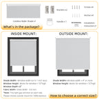 Blackout Roller Shades Pull Down, Cordless Window Blinds for Home