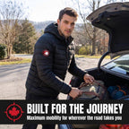 Mens Puffer Jacket - Packable, Lightweight Winter Coat