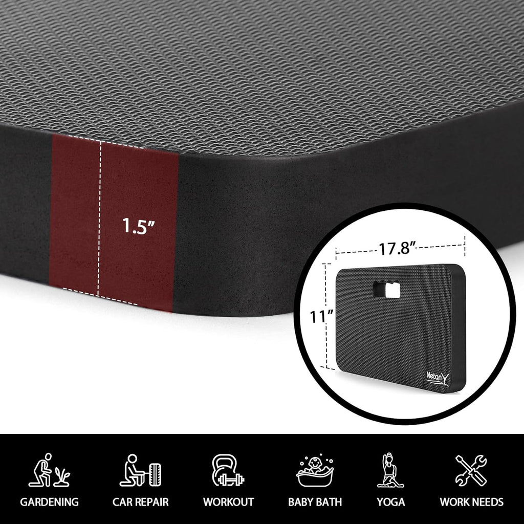 Extra Thick Kneeling Pad for Gardening, Comfortable Knee Pad Cushion, Extra Large Foam Kneeler Mat for Gardening