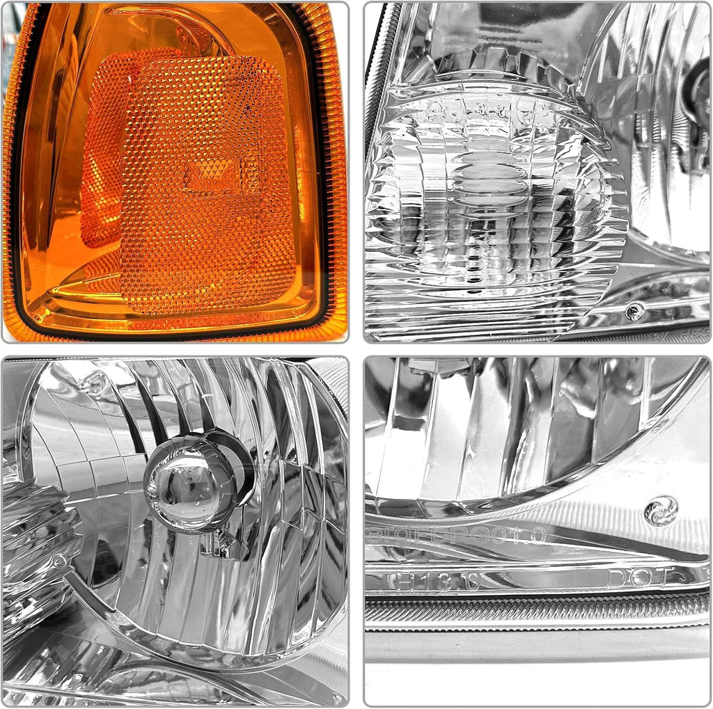 for 2001-2011 Ford Ranger Halogen Headlight W/O Bulbs