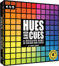HUES and CUES - Vibrant Color Guessing Board Game for 3-10 Players Ages 8+, Connect Clues and Guess from 480 Color
