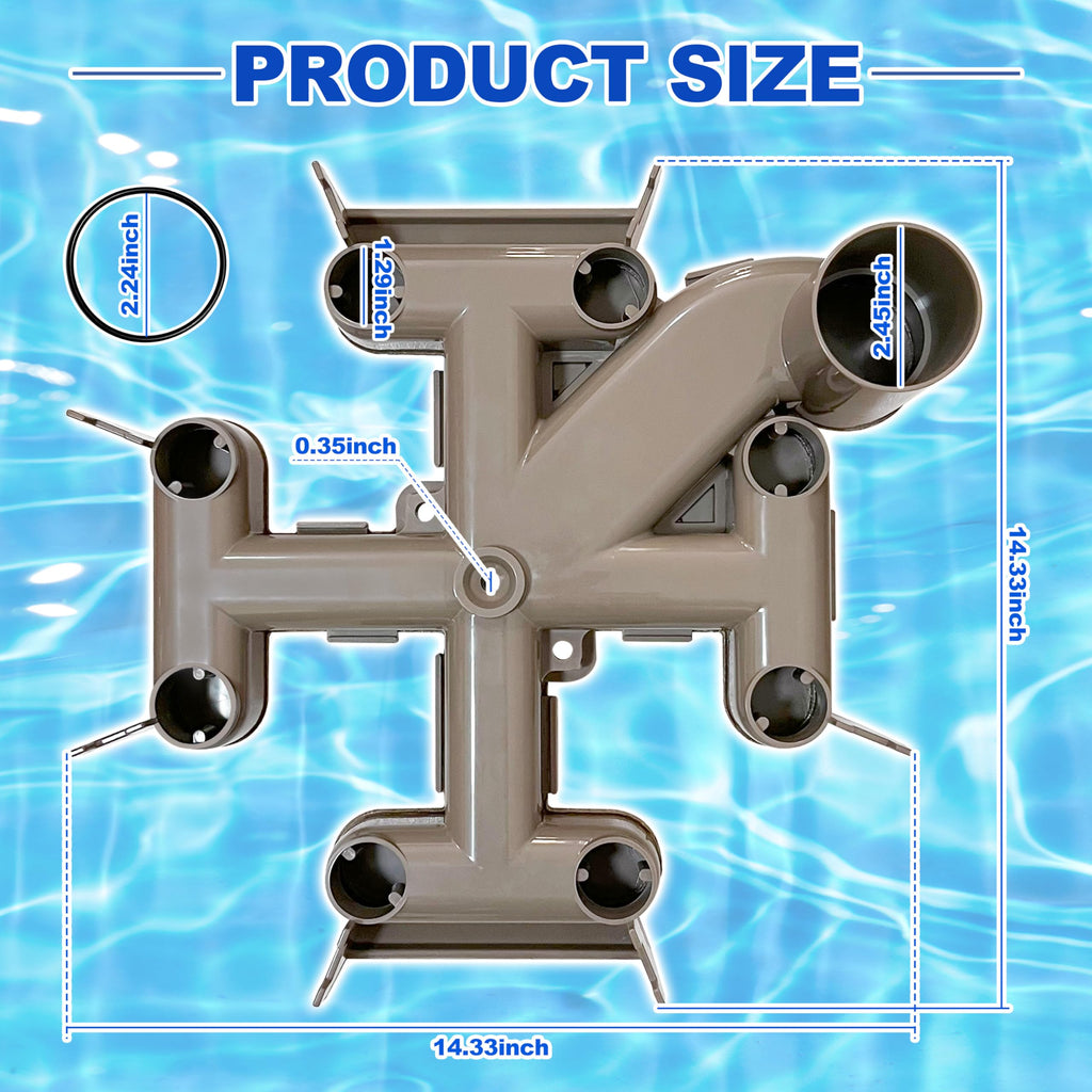 DEX2400C Filter Top Manifold Replacement for Hayward Pro-Grid & Micro-Clear