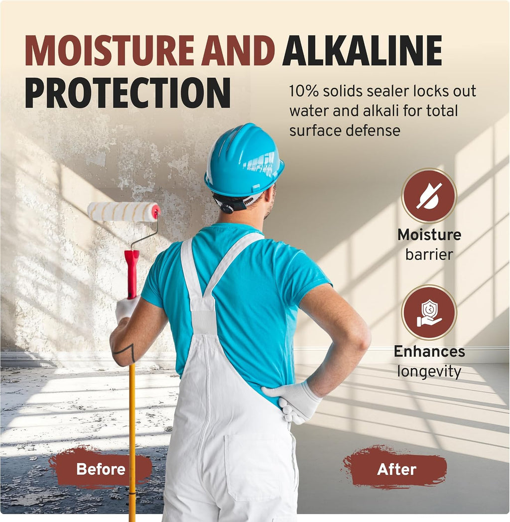 Efflorescence Blocker - Eco Friendly, Chemically Bonded Water Based Solution for Preventing Efflorescence on Masonry
