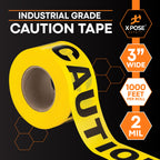 Yellow Caution Tape – (6 Rolls)