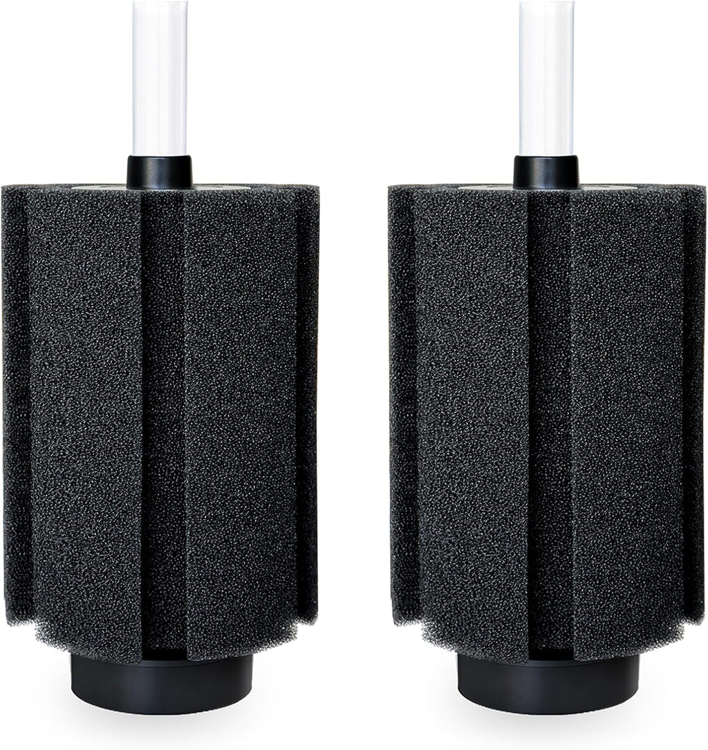 100-120 Gal Large Aquarium Sponge Filter with Air Stone and Ceramic Media