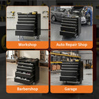 Rolling Tool Chest, 5 Drawers Tool Storage Cabinet, Toolbox with Wheels, Portable Tool Cabinet Organizer with Locking