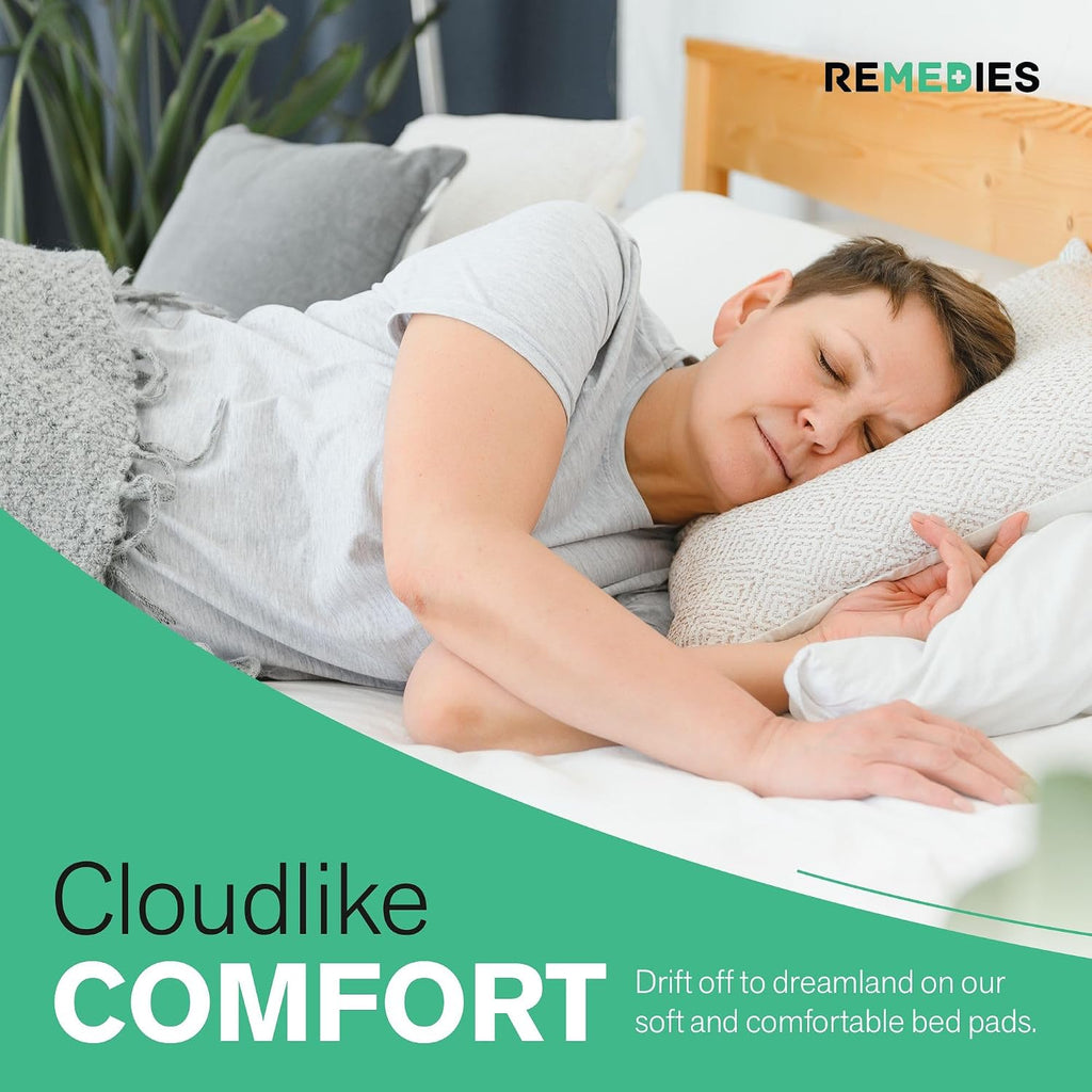 Disposable Bed Pads 23" x 36" - 25 Count - Large Bed Pads for Incontinence - Seniors, Adults & Kids Chucks Pads