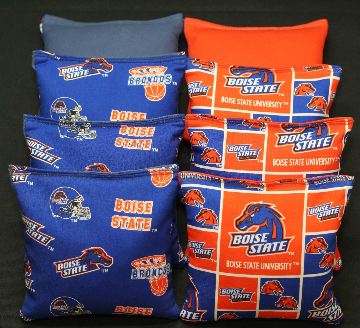 Boise State Broncos Cornhole Bean Bags 8 ACA Cornhole Game Toss Bags