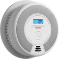 10-Year Battery Combination Smoke Carbon Monoxide Alarm Detector with Large LCD Display, UL 217 & UL 2034 Certified