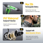 Bluetooth Shooting Hearing Protection Earbuds, 26dB NRR Electronic