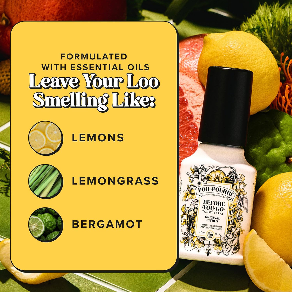 Before-You-Go Toilet Spray, Original Citrus, 2 Fl Oz