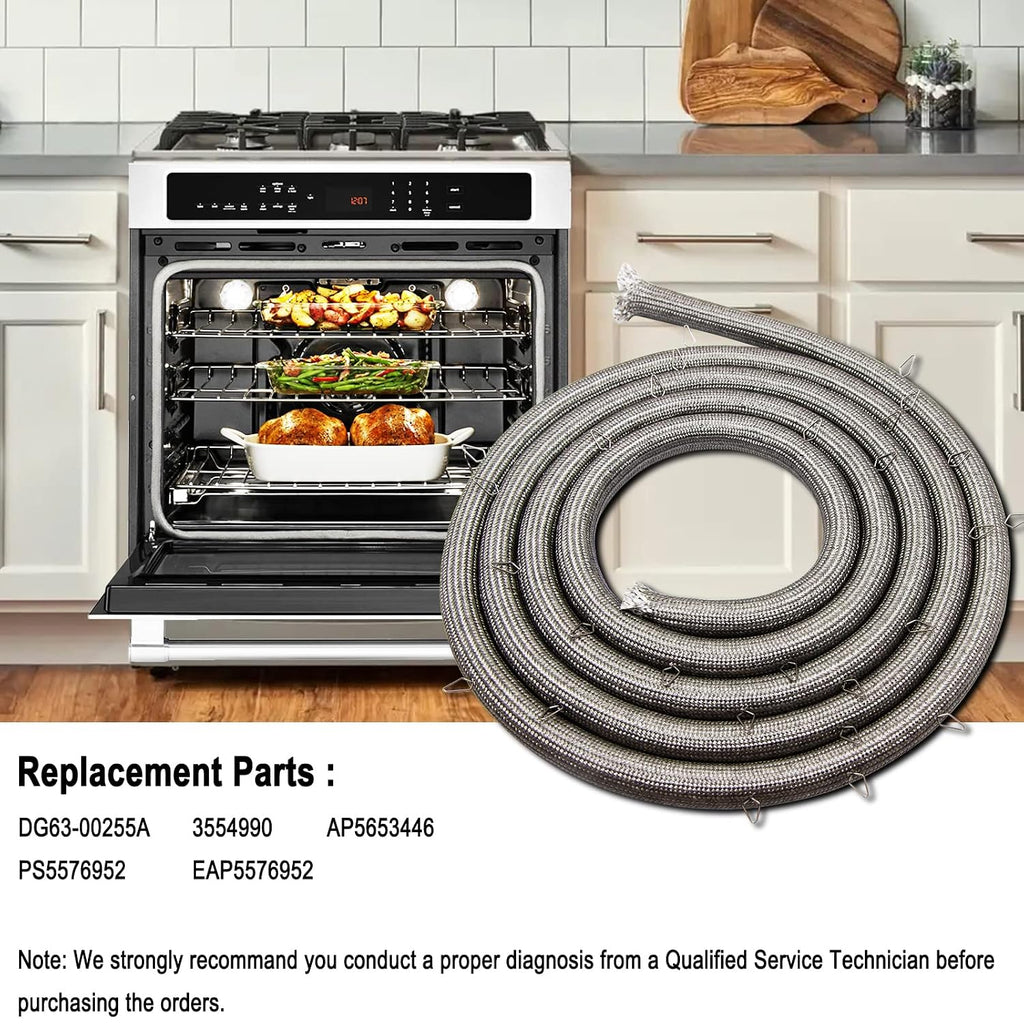 DG63-00255B Range Oven Door Gasket Seal Replaces DG63-00255A 3554990