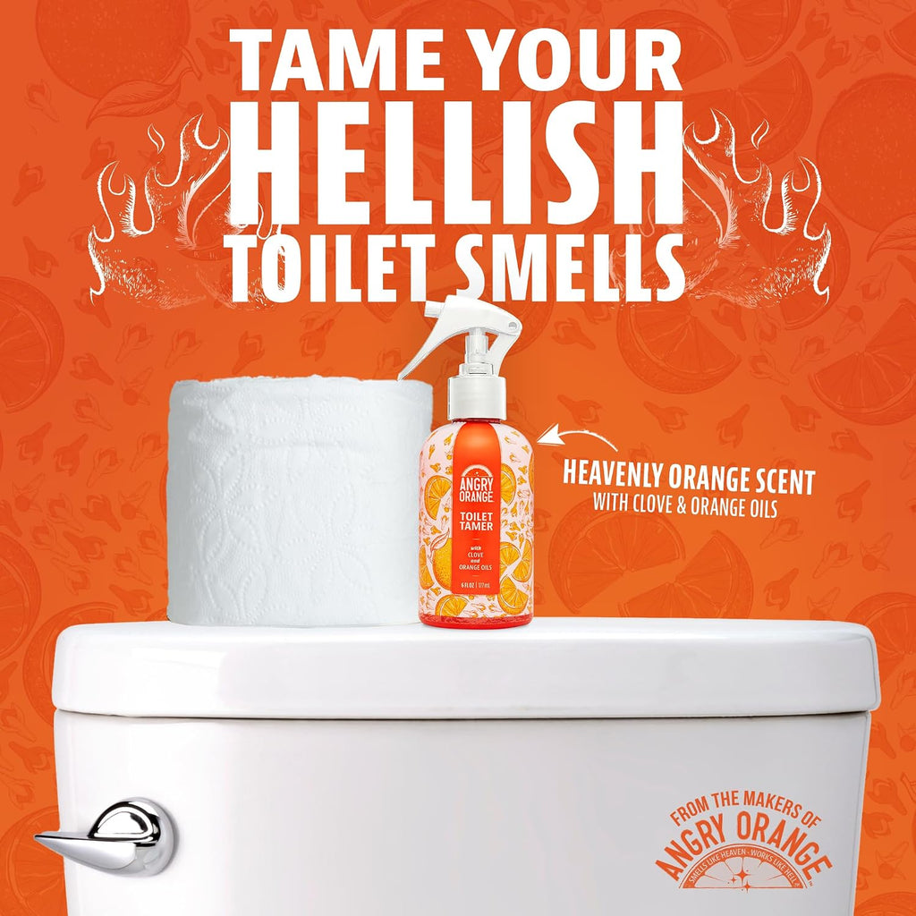 Toilet Tamer Bathroom Spray - Citrus Orange Spice - 6 oz