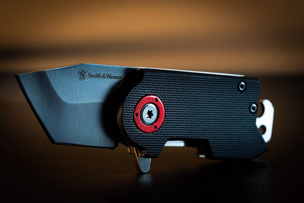 Benji Folding Knife with Bottle Opener, Money Clip, 1.5"-3.5" Stainless Steel Blade