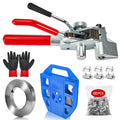 Banding Strapping Kit with Tensioner Tool - 3/4" x 200FT 304 Stainless Steel Binding Straps with Plastic Case ＆100